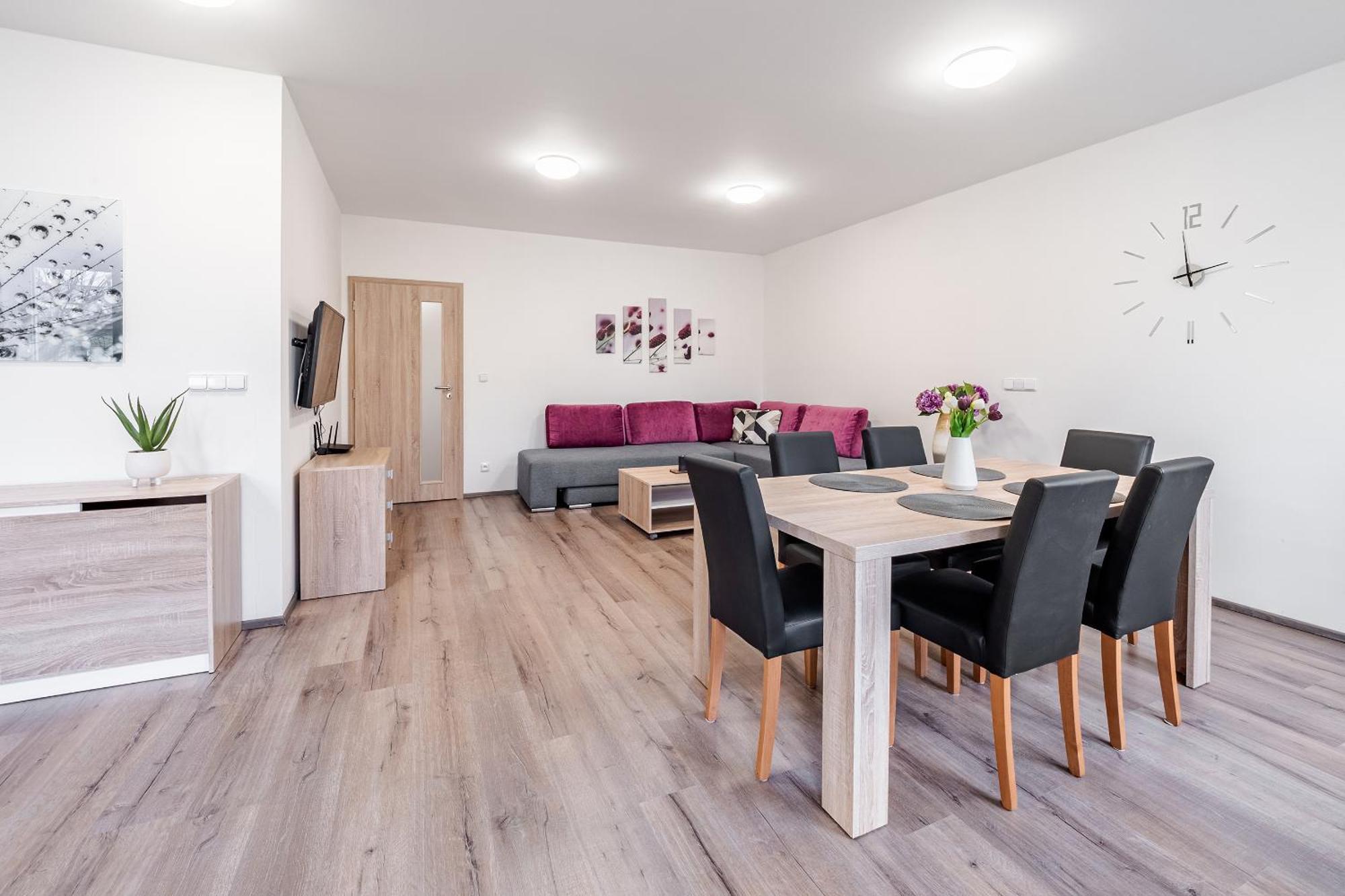 Private Luxury Apartments - Apartman G3 Frymburk Bagian luar foto