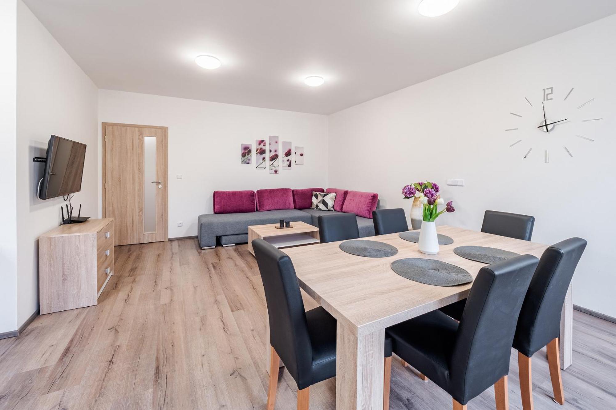 Private Luxury Apartments - Apartman G3 Frymburk Bagian luar foto